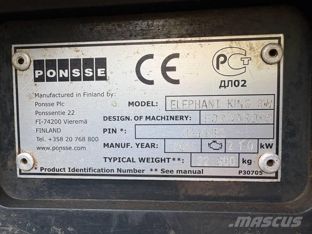 Ponsse Elephant King Forwarders florestais