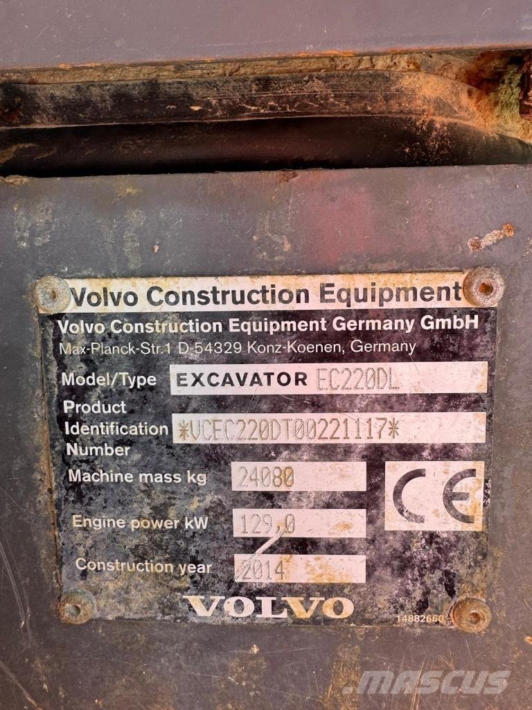 Volvo EC 220 DL Escavadoras de rastos