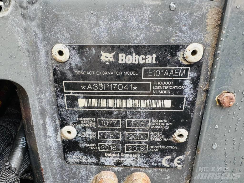 Bobcat E 10 Mini Escavadoras <7t