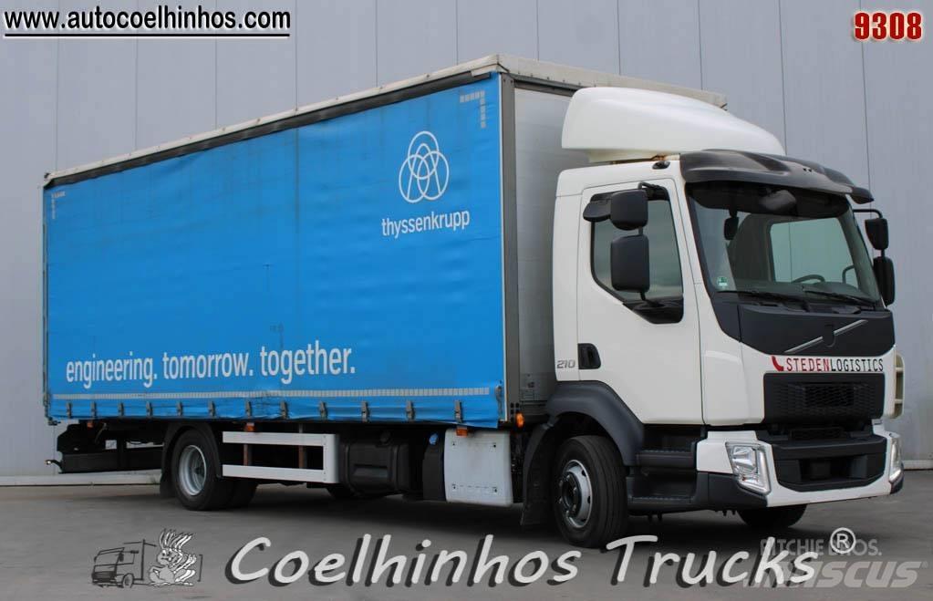Volvo FL 210 Camiões caixa cortinas laterais