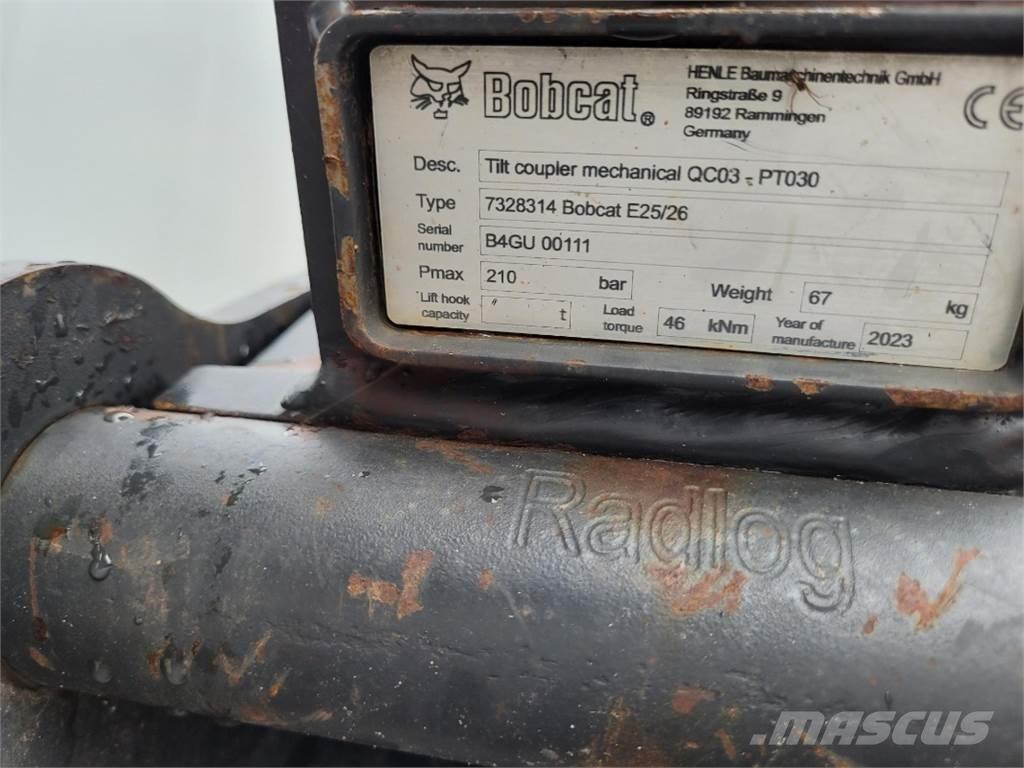 Bobcat E27 Mini Escavadoras <7t