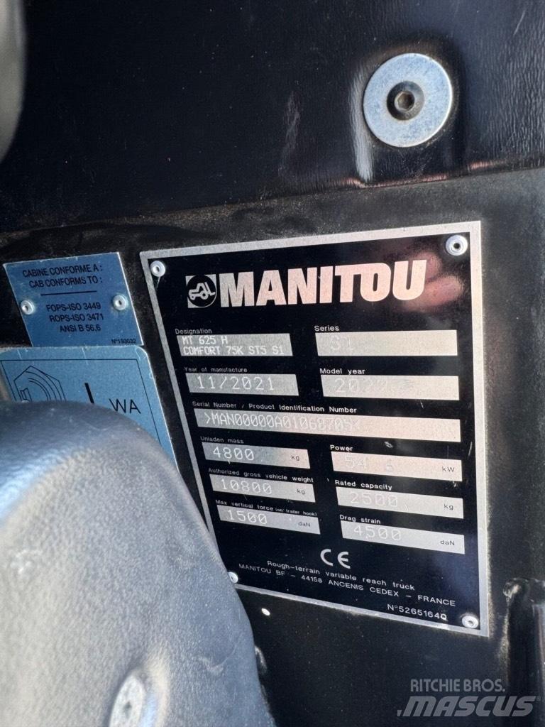 Manitou MT625H Manipuladores telescópicos