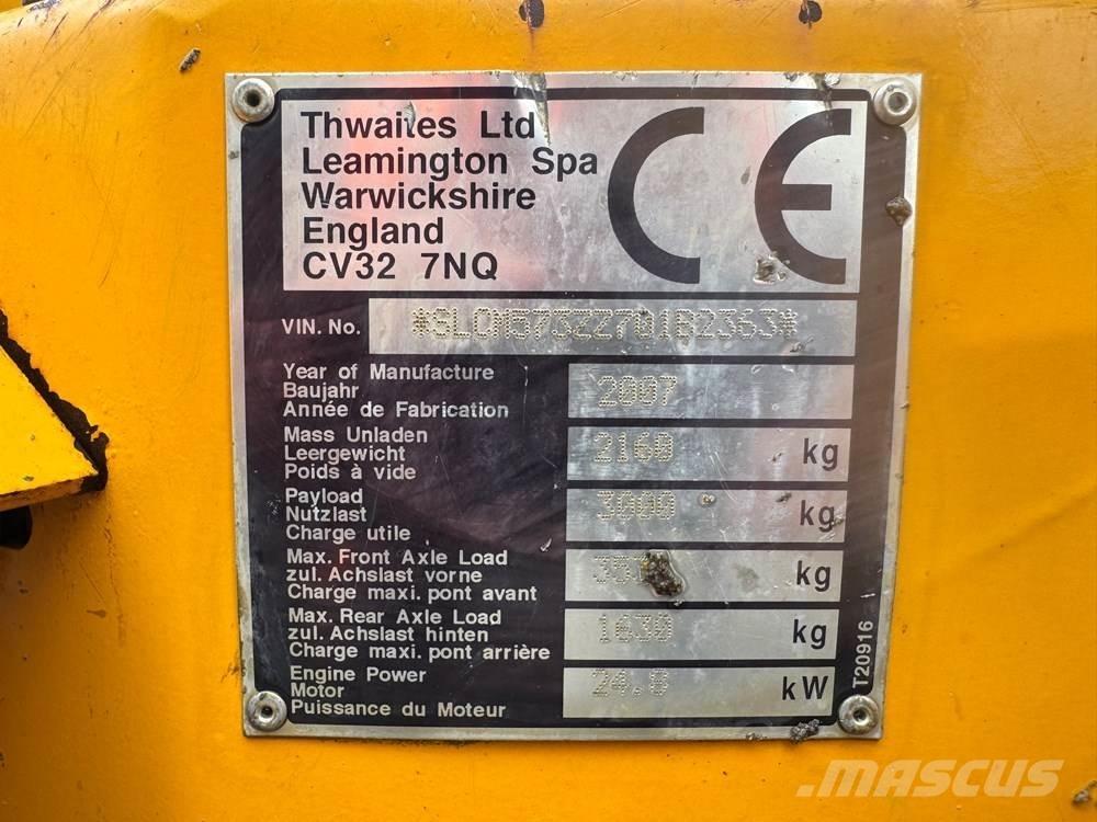 Thwaites 3T ST Dumpers de obras