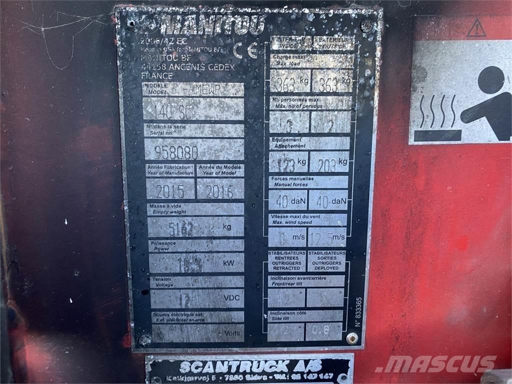 Manitou 140SC Elevadores de tesoura