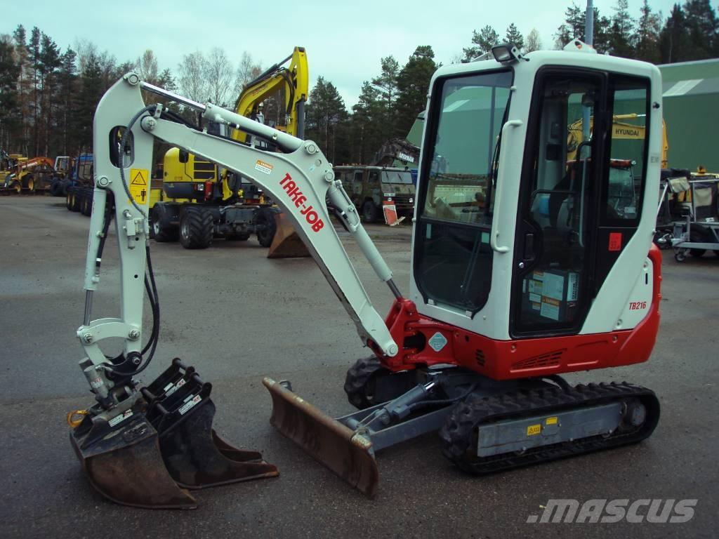 Takeuchi TB 216 Mini Escavadoras <7t