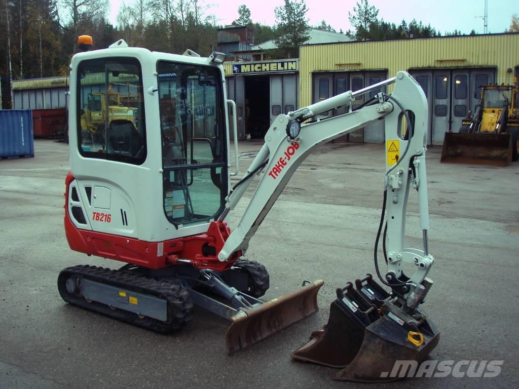 Takeuchi TB 216 Mini Escavadoras <7t