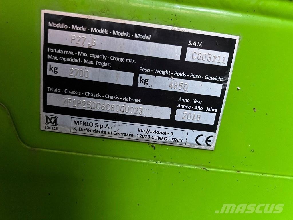 Merlo P 27.6 Manipuladores telescópicos