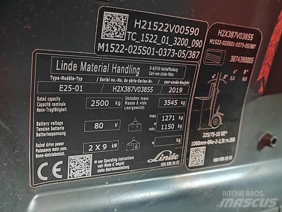 Linde E25-01 Empilhadores eléctricos