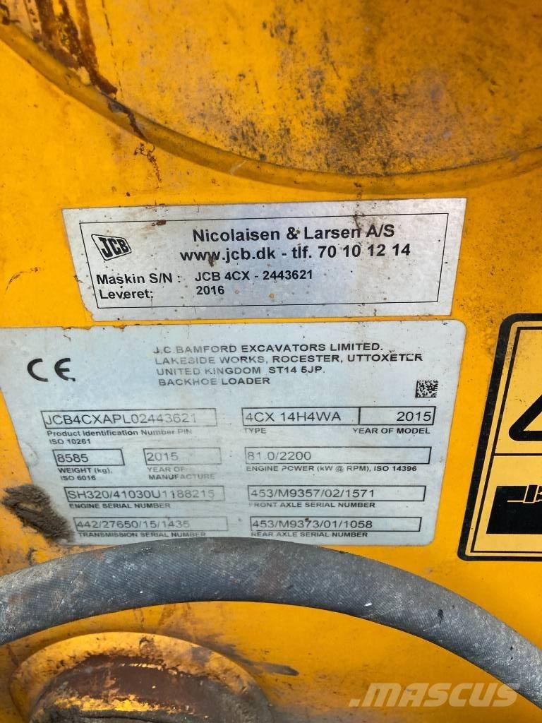 JCB 4 CX Retroescavadoras