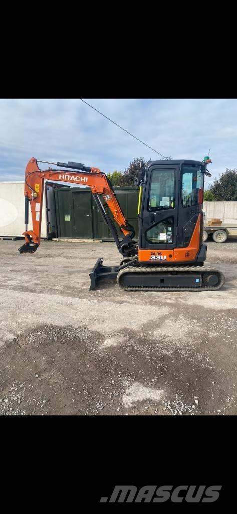  2022 Hitachi 33U-6 Mini Escavadoras <7t