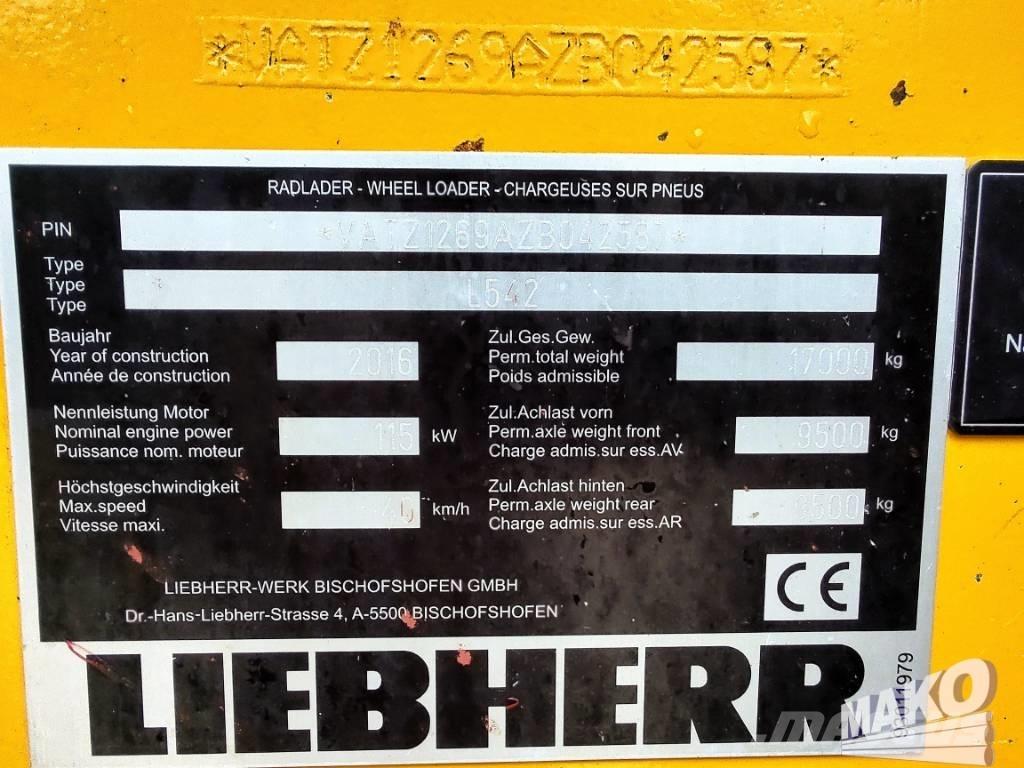 Liebherr L 542 Pás carregadoras de rodas