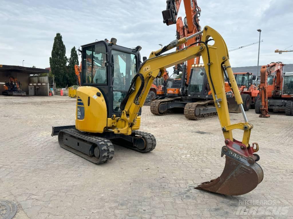 Komatsu PC26MR-3 Mini Escavadoras <7t