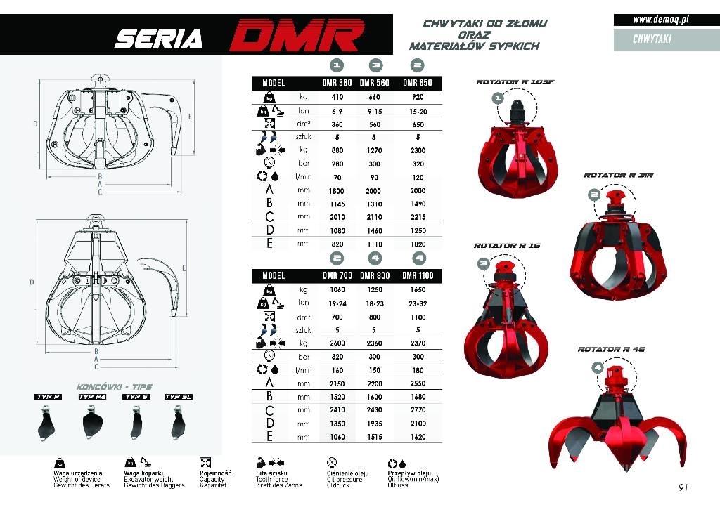  DEMOQ DMR700 Garras