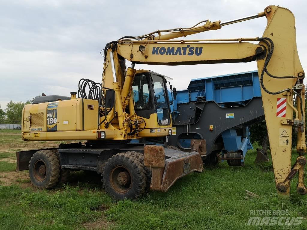 Komatsu PW 180 Escavadoras de rodas