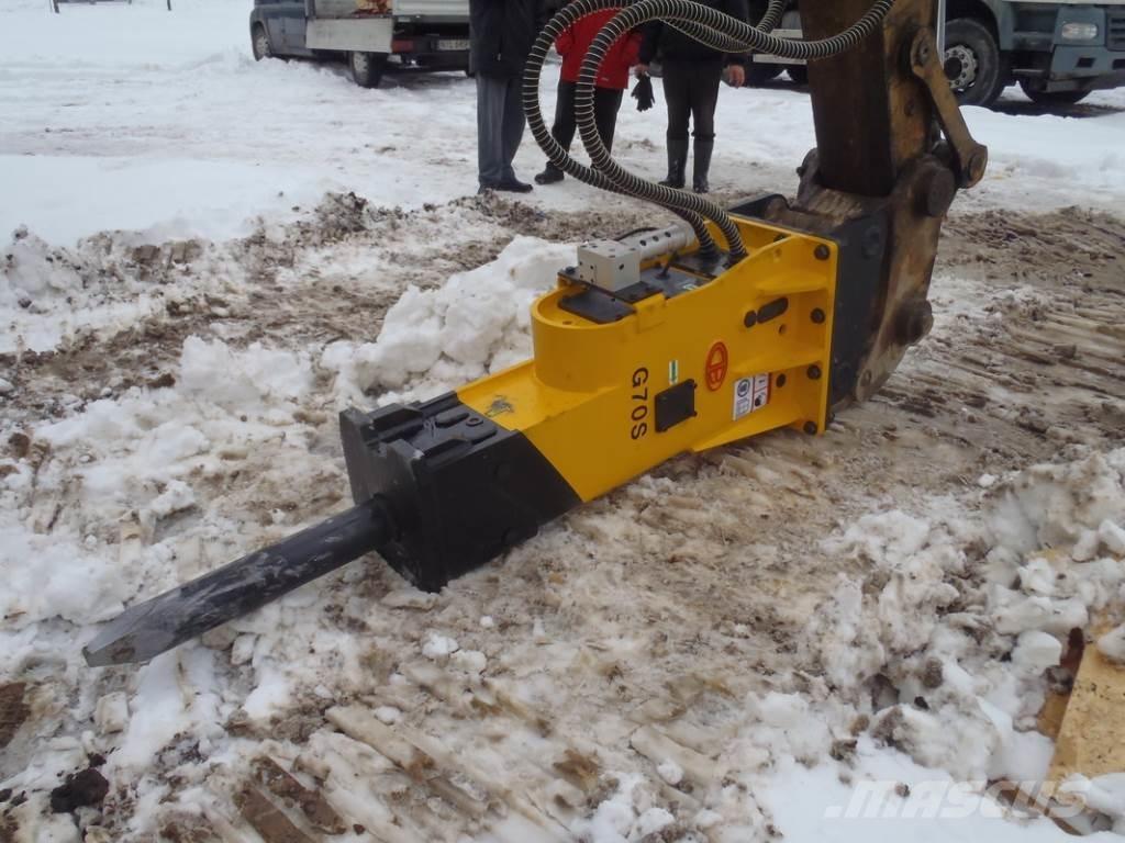  TUR G70 S 1240kg Martelos Hidráulicos