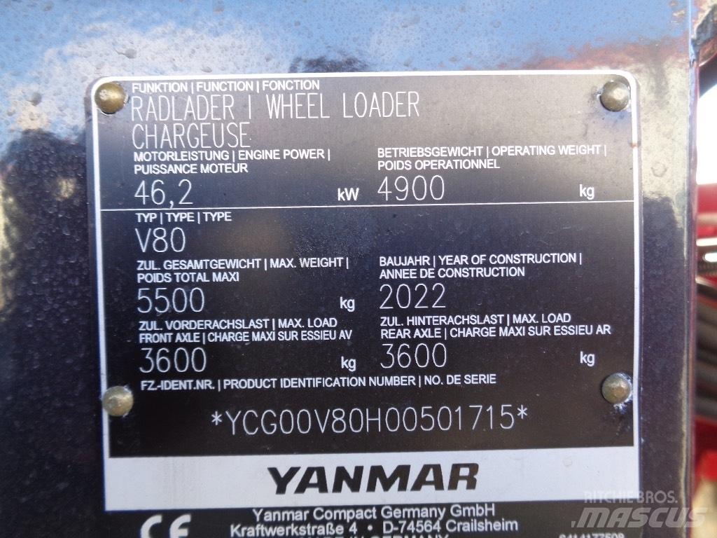 Yanmar V80 Pás carregadoras de rodas
