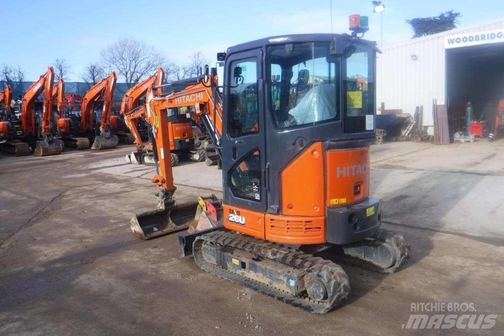 Hitachi ZX 26 U-6 Mini Escavadoras <7t