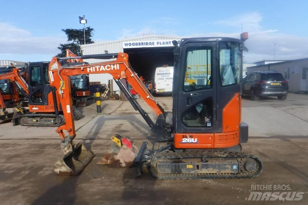 Hitachi ZX 26 U-6 Mini Escavadoras <7t
