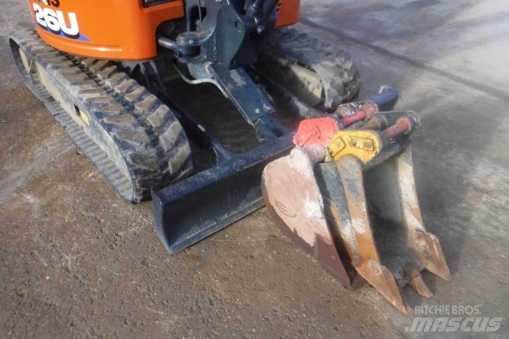 Hitachi ZX 26 U-6 Mini Escavadoras <7t