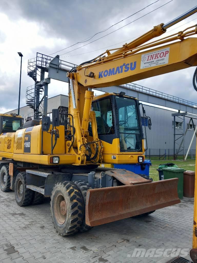 Komatsu PW 180-7EO Escavadoras de rodas