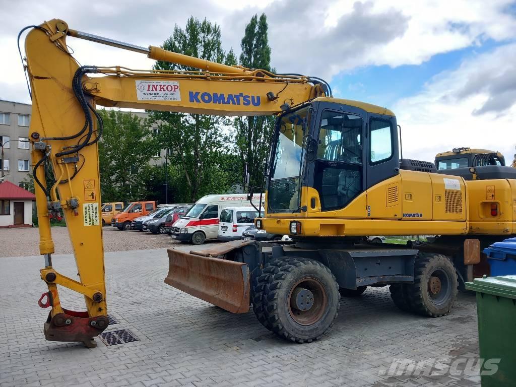 Komatsu PW 180-7EO Escavadoras de rodas