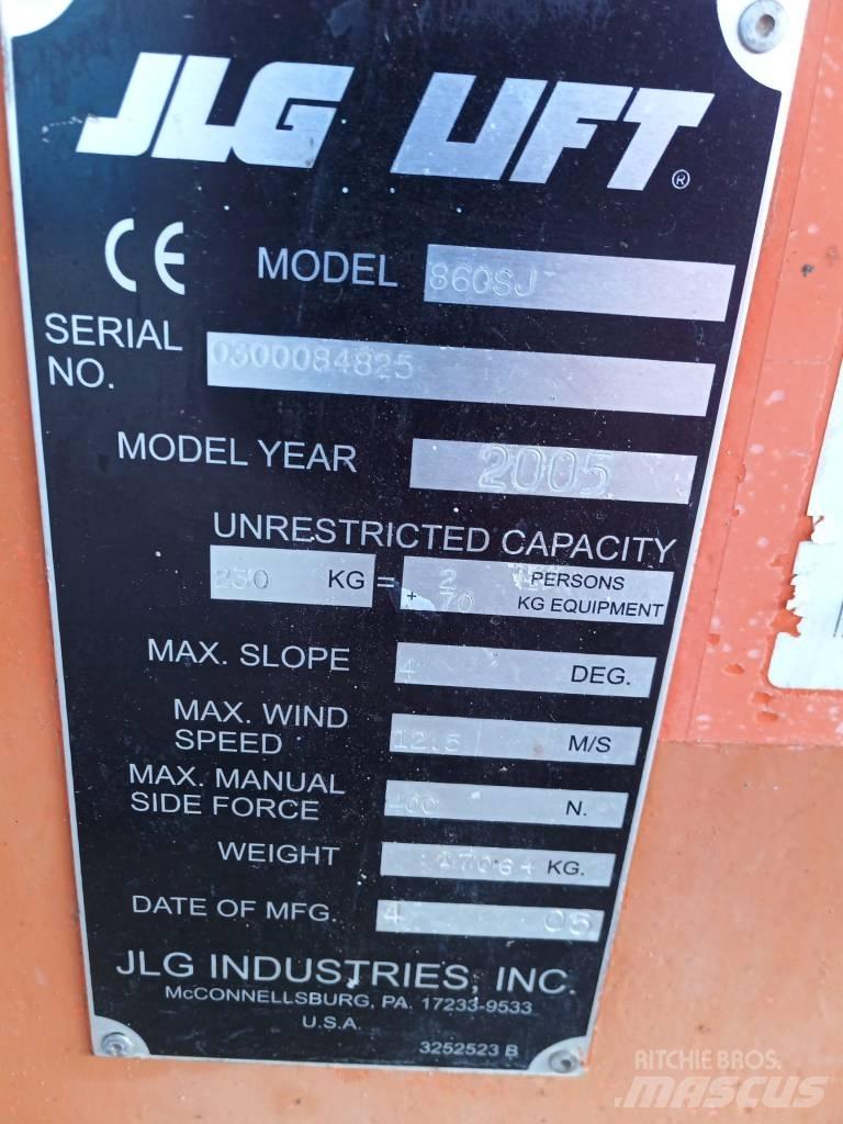 JLG 860 SJ Elevadores braços Telescópicos