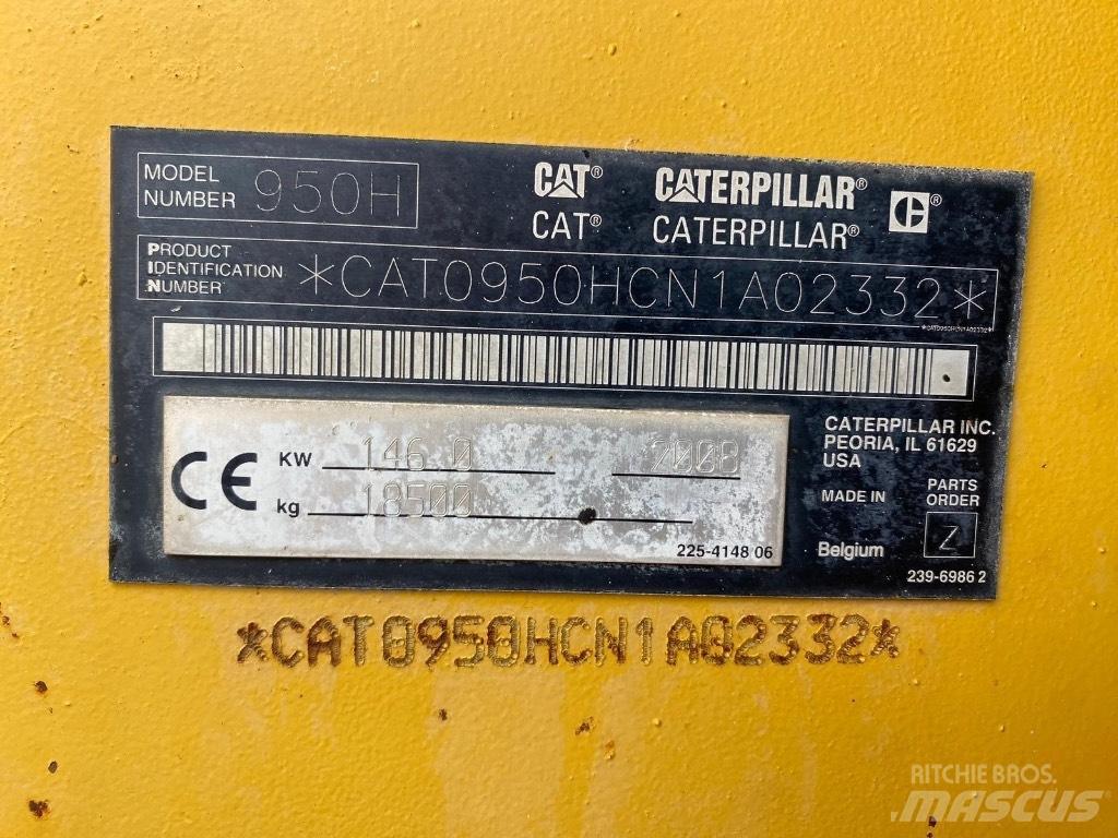 CAT 950 H Pás carregadoras de rodas