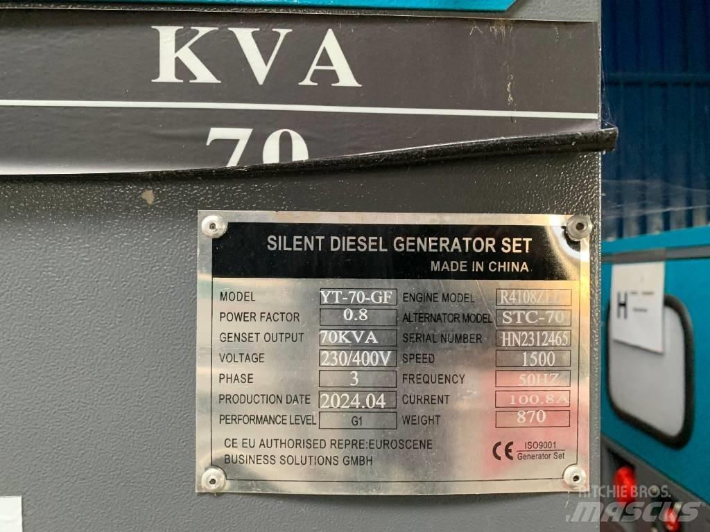  YT 70GF Geradores Diesel