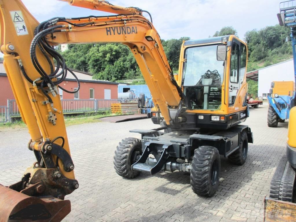 Hyundai Robex 55W-9 Escavadoras de rodas