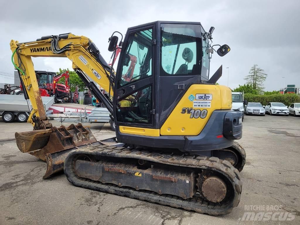 Yanmar SV100-2PB Escavadoras Midi 7t - 12t