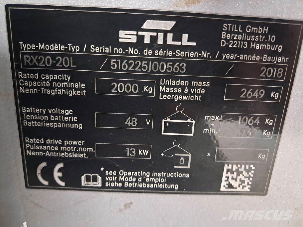 Still RX20-20L Empilhadores eléctricos