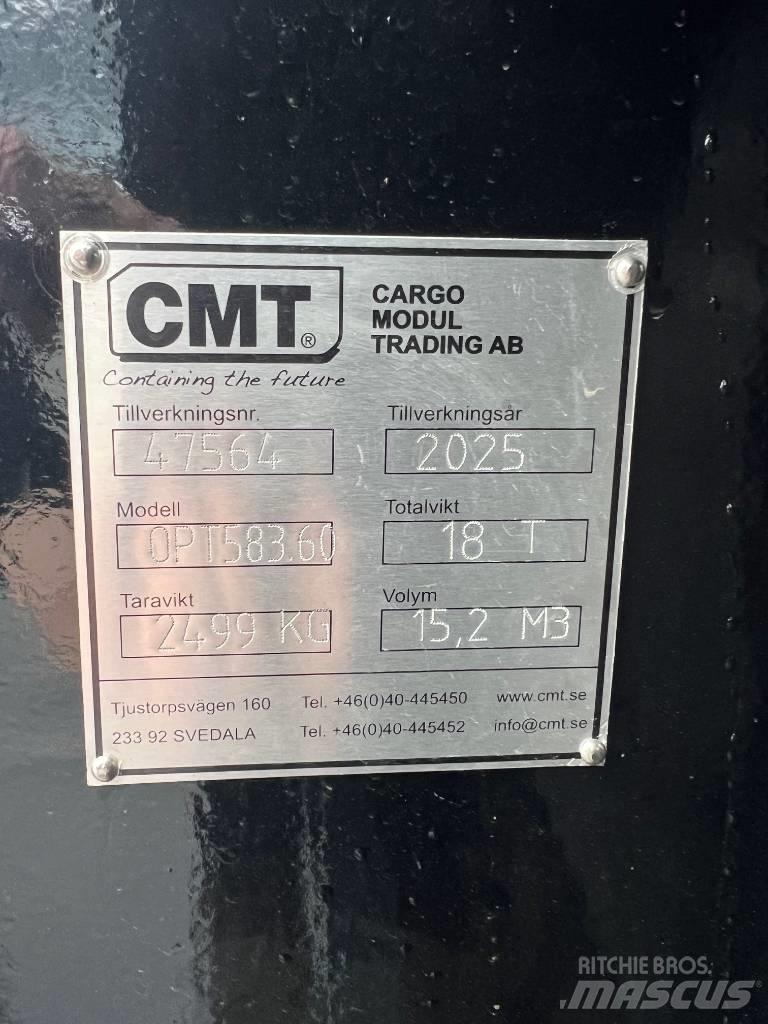 CMT Schaktflak 15m3 Desmontáveis