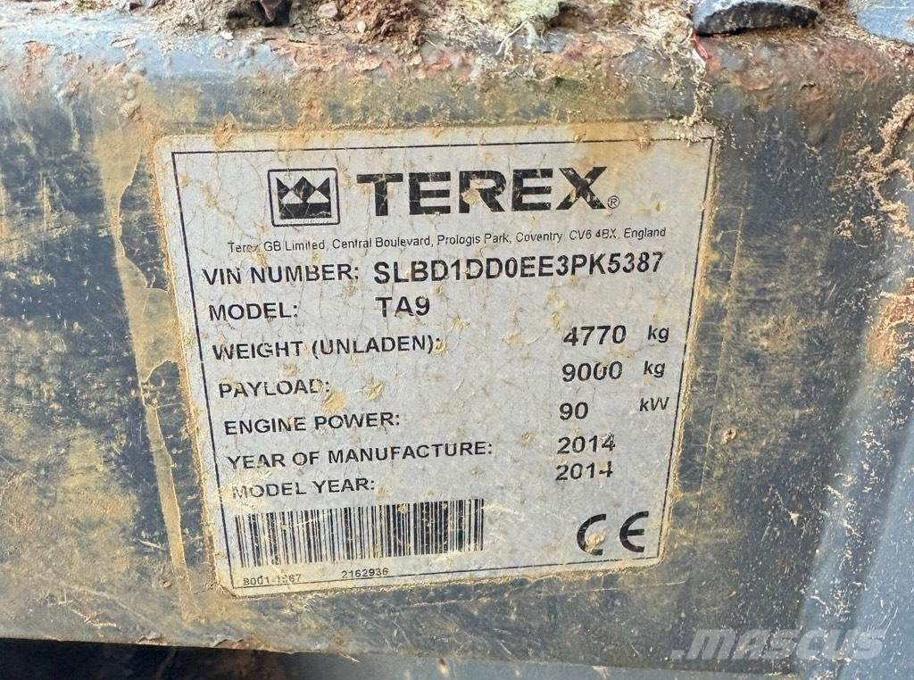 Terex TA9 Dumpers de obras