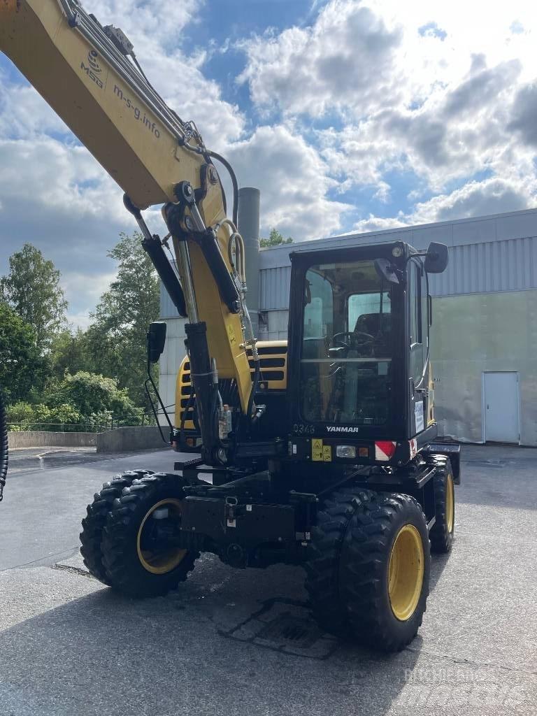Yanmar B 95 W Escavadoras de rodas