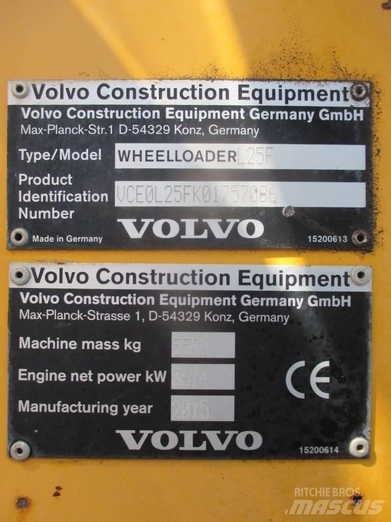 Volvo L 25 F Pás carregadoras de rodas
