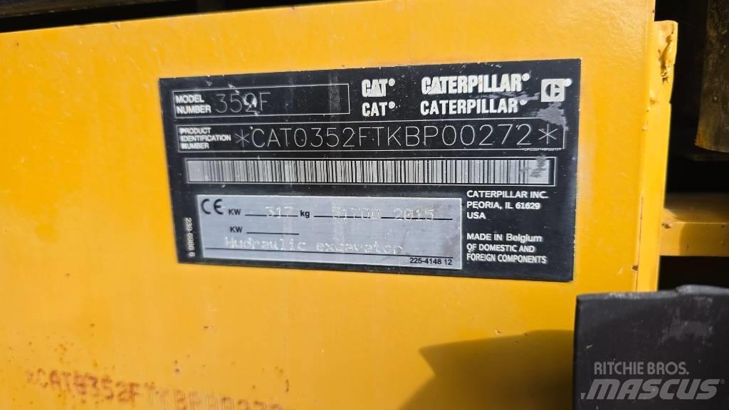 CAT 352 F Escavadoras de rastos