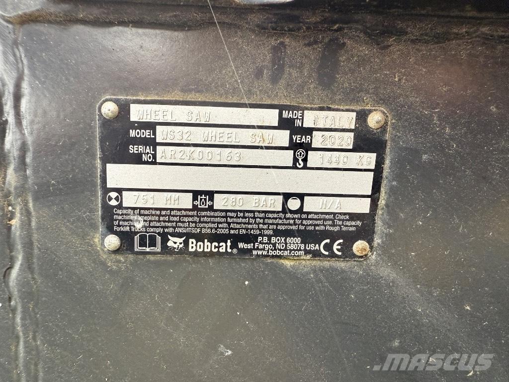 Bobcat WS 32 Outros componentes