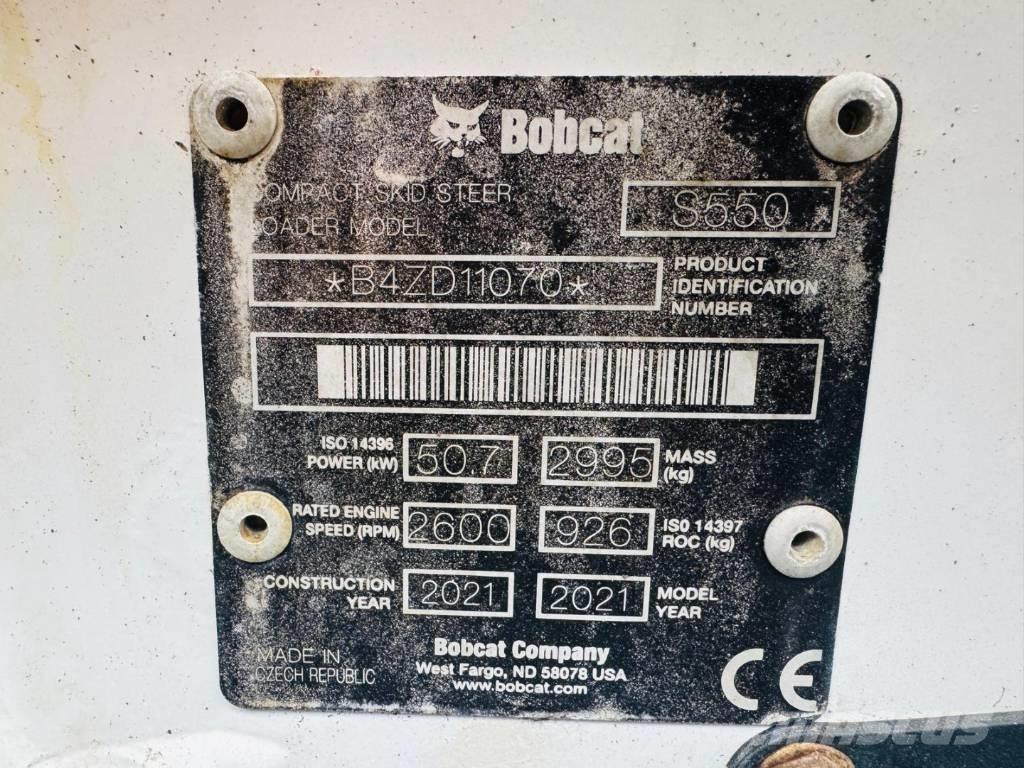 Bobcat S 550 Carregadoras de direcção deslizante