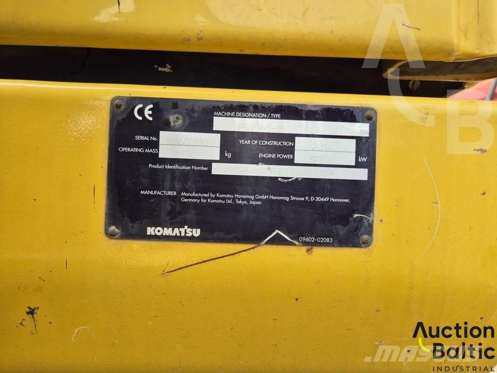 Komatsu PW160 Escavadoras de rodas