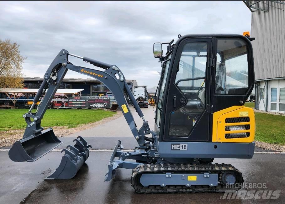 Eurotrac HE 18 Mini Escavadoras <7t
