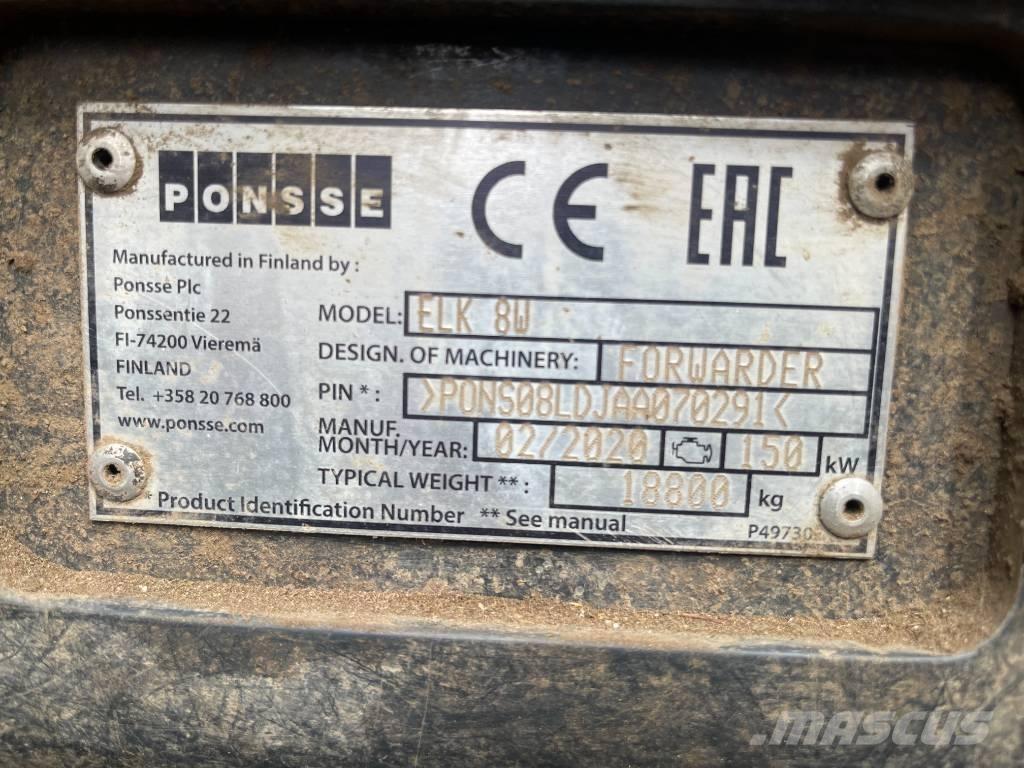 Ponsse Elk Forwarders florestais
