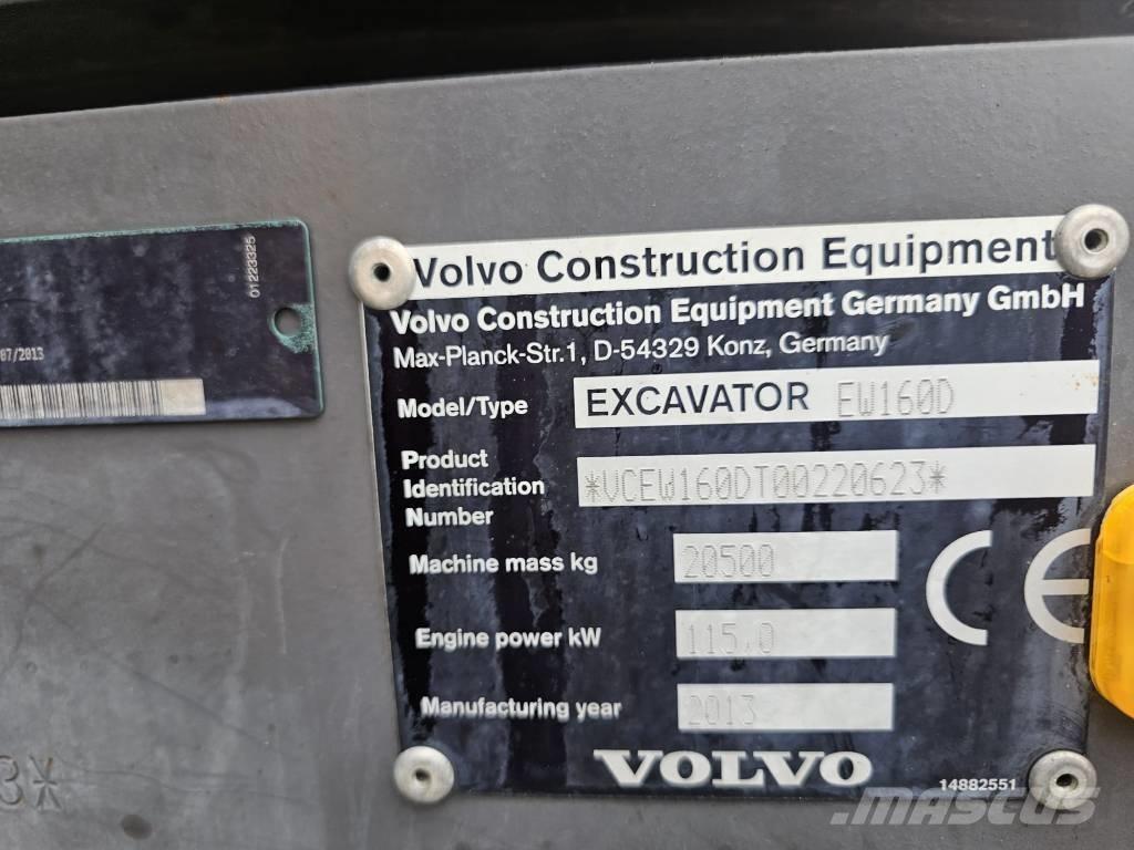 Volvo EW 160 D Escavadoras de rodas