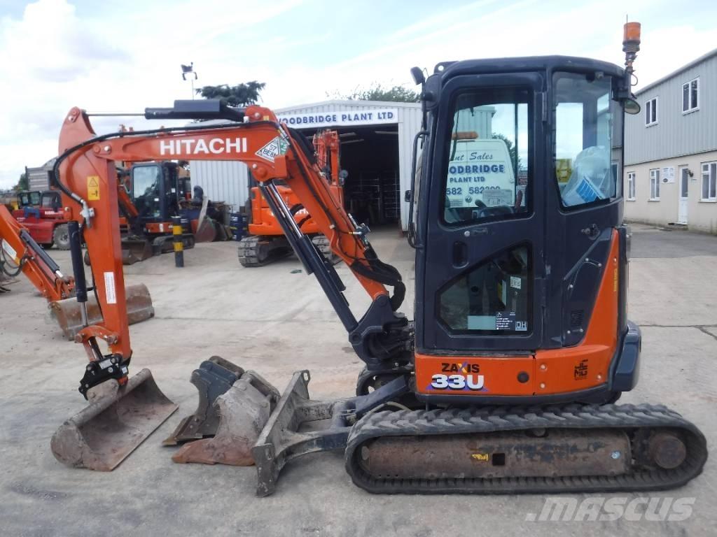 Hitachi ZX 33 U-6 Mini Escavadoras <7t