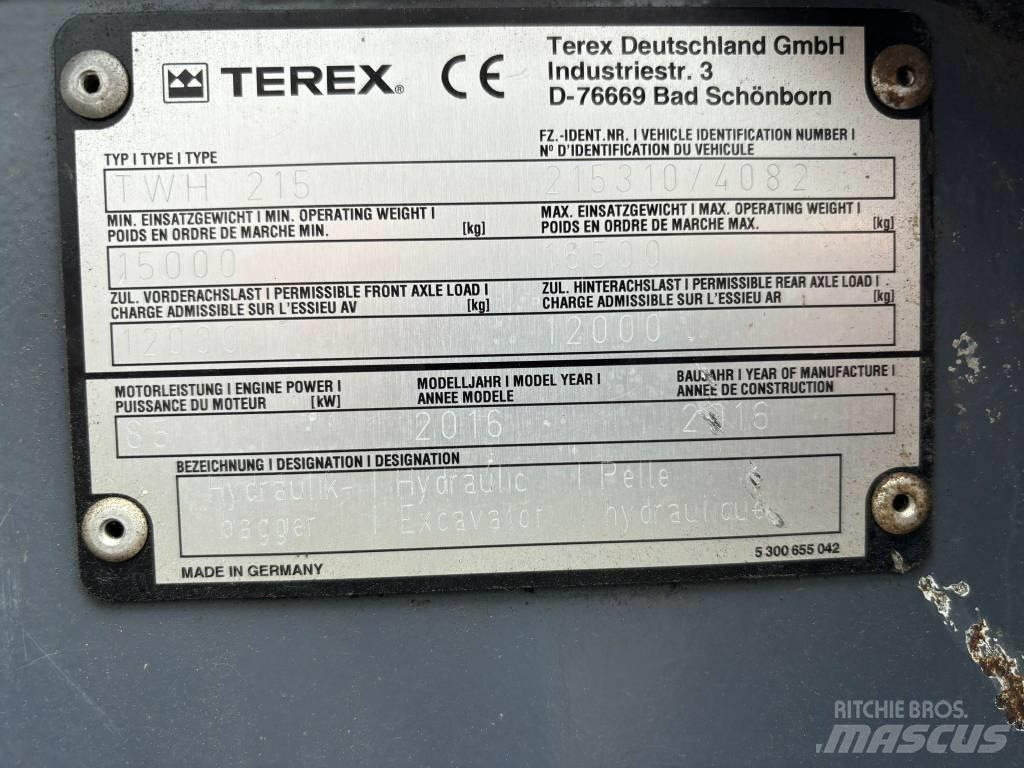 Terex TWH215 Equipamento de triagem