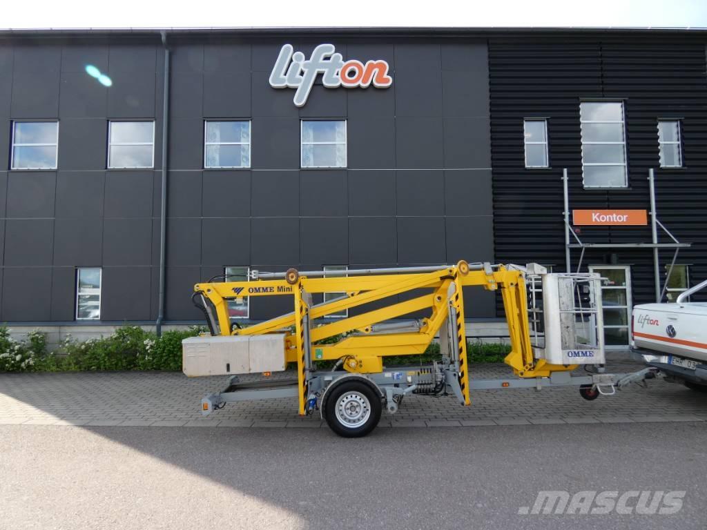 Omme Mini 15 EXBJ Plataformas aéreas montadas em atrelados