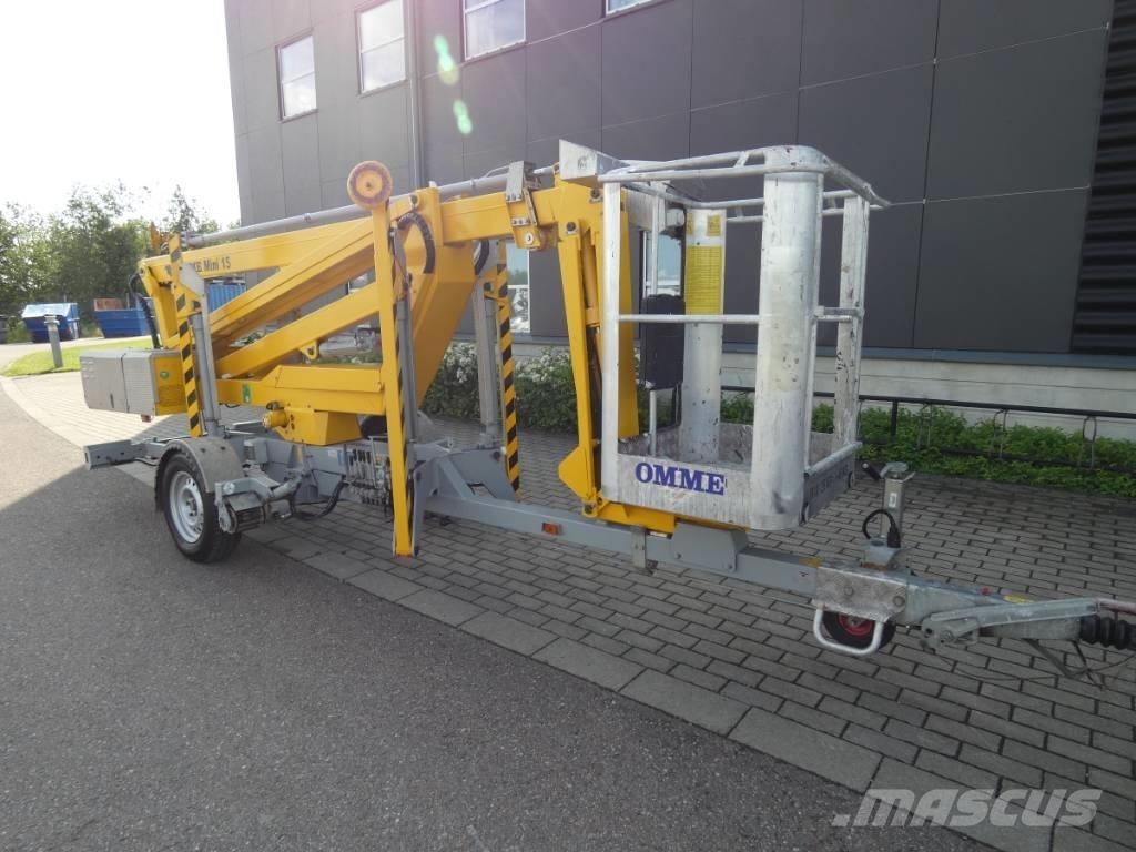 Omme Mini 15 EXBJ Plataformas aéreas montadas em atrelados