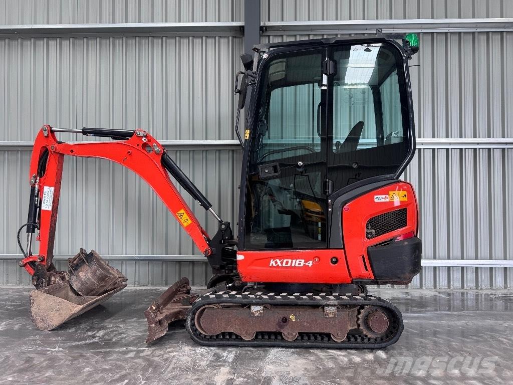Kubota KX 018-4 Mini Escavadoras <7t