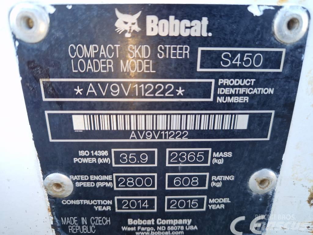 Bobcat S 450 Carregadoras de direcção deslizante