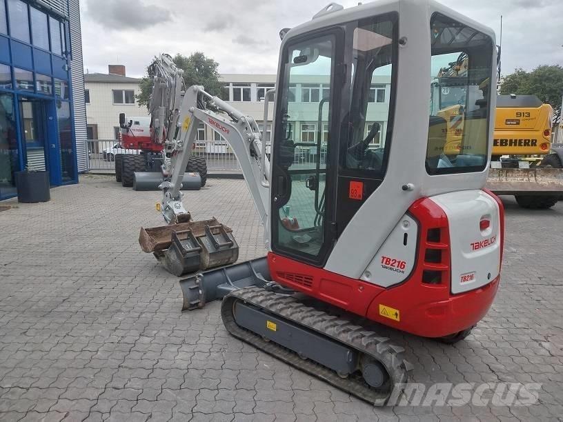 Takeuchi TB 216 A Mini Escavadoras <7t