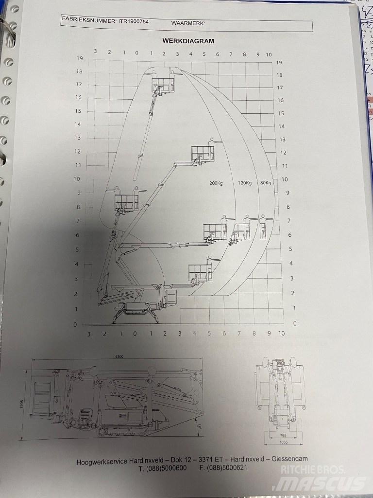 Imer IMR 19B Elevadores braços articulados